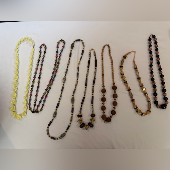 Jewelry - Vintage Beaded Necklaces - Lot of 7